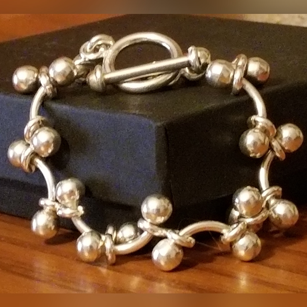 Silpada Sterling Silver DNA Bracelet